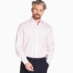 Eterna Plain Opaque Cover Shirt - Pink