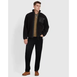 Farah Bradley Full Zip Fleece - Black