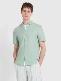 Farah Brewer Short Sleeve Shirt - Green