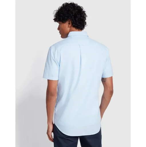 Farah Brewer Short Sleeve Shirt - Blue