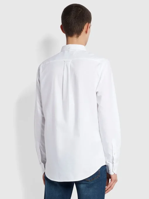Farah Brewer Slim Fit Shirt - White