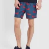 Farah Colbert Sausage Dog Swim Trunk - Dark Blue