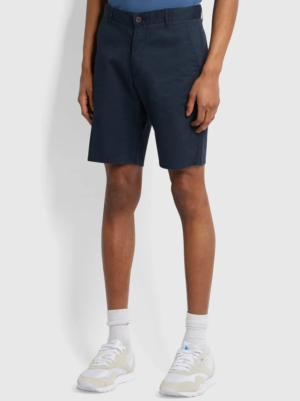 Farah Hawk Chino Twill Shorts - Navy