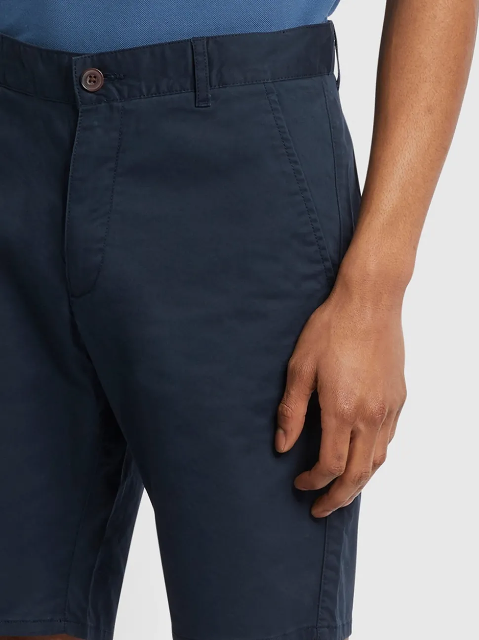 Farah Hawk Chino Twill Shorts - Navy