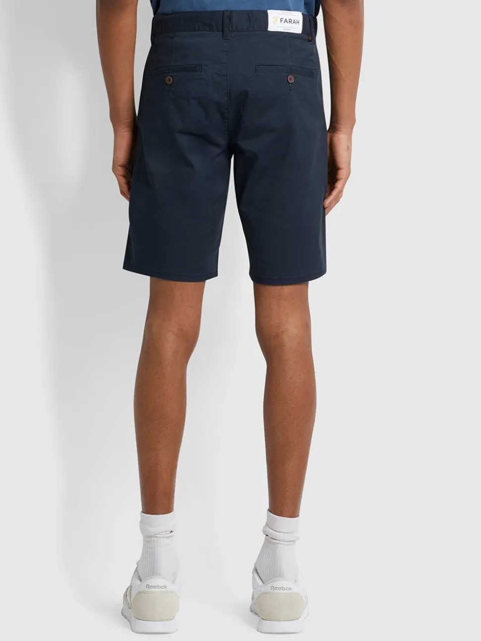 Farah Hawk Chino Twill Shorts - Navy