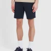 Farah Hawk Stretch Twill Chino Shorts - Navy