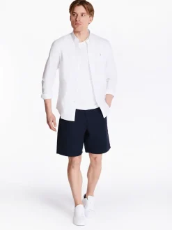 Farah Sepel Cotton Twill Shorts - Navy