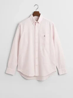 Gant Classic Oxford Check Shirt - Pink