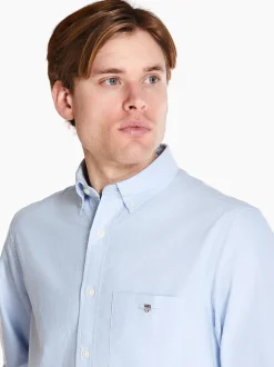 Gant Classic Oxford Check Shirt - Blue