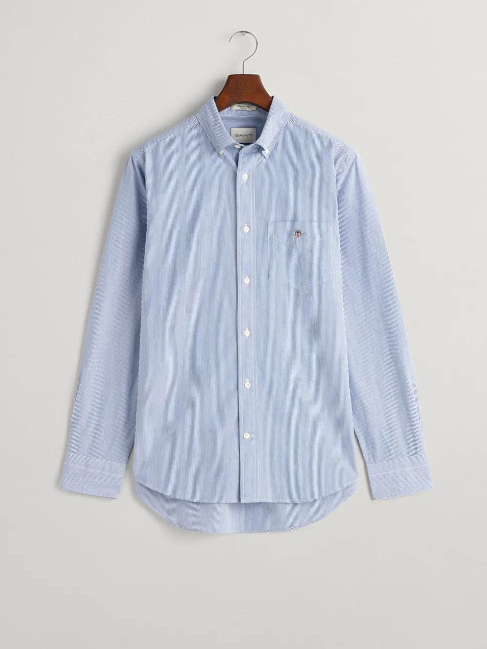 Gant Classic Poplin Banker Shirt - Blue