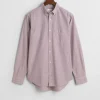 Gant Classic Poplin Banker Shirt - Red