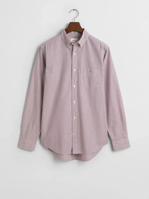Gant Classic Poplin Banker Shirt - Red