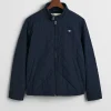 Gant Quilted Windcheater Jacket - Blue