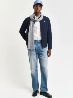 Gant Quilted Windcheater Jacket - Blue