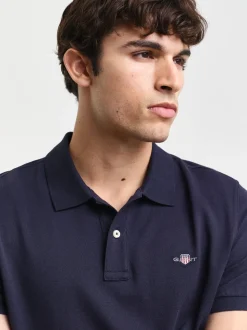 Gant Shield Pique Polo - Blue