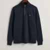 Gant Shield Quarter Zip - Blue