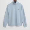 Gant Shield Quarter Zip - Blue