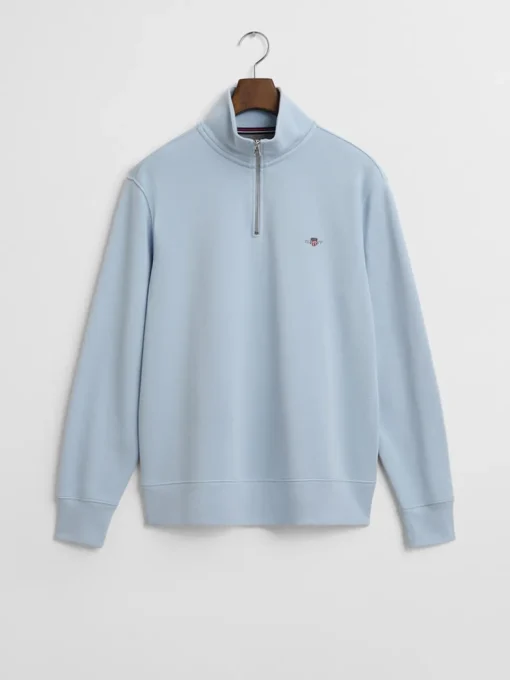 Gant Shield Quarter Zip - Blue