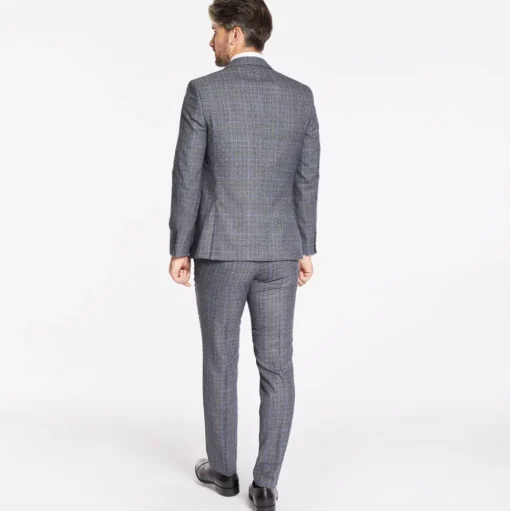 Herbie Frogg Check 3 Piece Suit - Grey
