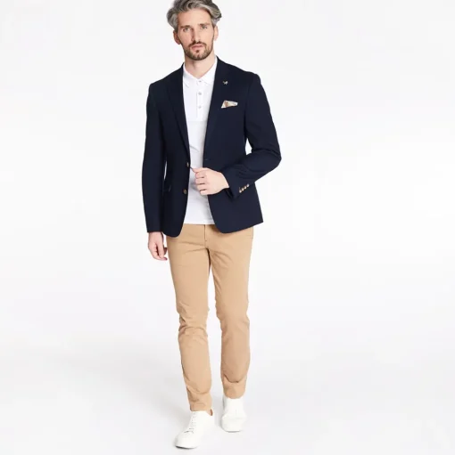 Herbie Frogg Honeycomb Blazer - Navy