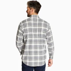Marco Capelli Brushed Twill Check Shirt - Blue