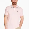 Marco Capelli Contrast Collar Polo - Pink
