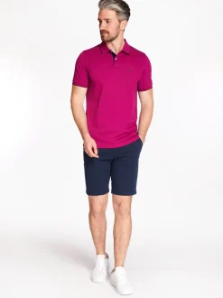 Marco Capelli Contrast Collar Polo - Red