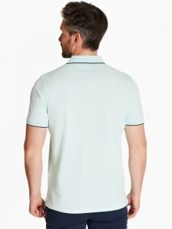 Marco Capelli Contrast Collar Polo - Blue