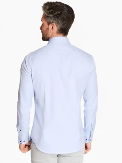 Marco Capelli Easy Care Fine Twill Shirt - Blue
