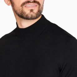 Marco Capelli Finest Merino Turtleneck Knit - Black