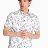 Marco Capelli Formentini Flower Print Polo - Stone