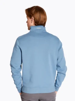 Marco Capelli Half Zip Sweatshirt - Blue