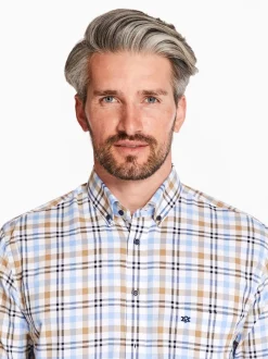Marco Capelli League Check Shirt - Blue