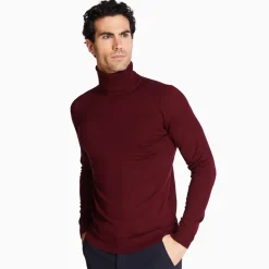 Marco Capelli Lightweight Polo Neck - Red
