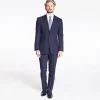 Marco Capelli Mini Check 2 Piece Suit - Navy