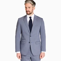 Marco Capelli Mini Check Suit - Blue