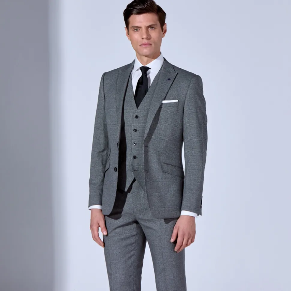 Marco Capelli Mini Check Suit - Grey
