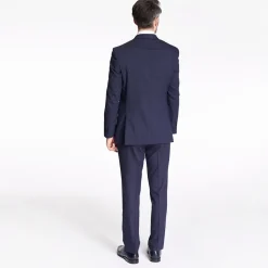 Marco Capelli Mini Check 2 Piece Suit - Navy