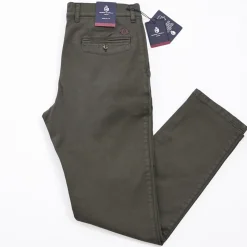 Marco Capelli Modern Slim Fit Chinos - Green
