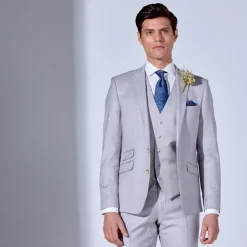 Marco Capelli Plain 3 Piece Suit - Stone