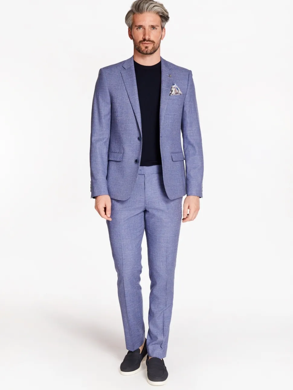 Marco Capelli Plain Trouser - Blue