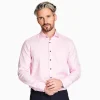 Marco Capelli Plain Twill Shirt - Pink