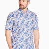 Marco Capelli Poplin Flower Shirt - White