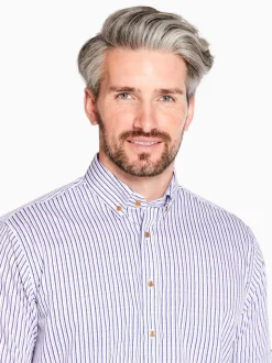 Marco Capelli Poplin Stripe Shirt - White