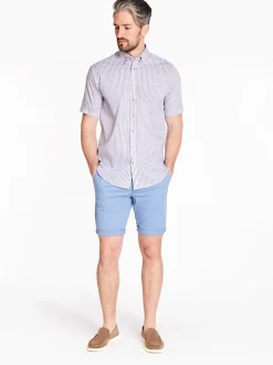 Marco Capelli Poplin Stripe Shirt - White