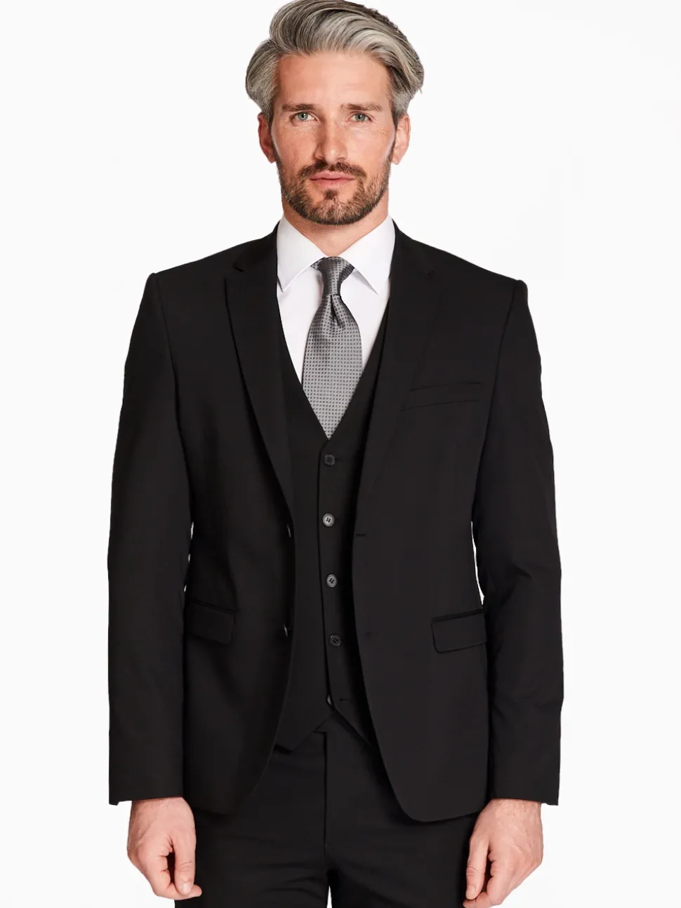 Marco Capelli Slim Fit Waistcoat - Black
