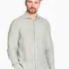 Marco Capelli Soft Wash Linen Lyocel Shirt - Green