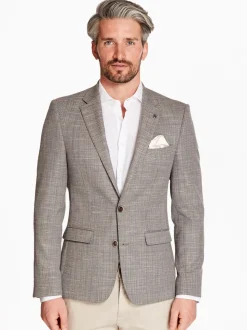 Marco Capelli Structure Blazer - Stone