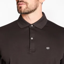 Marco Capelli Supima Liquid Touch Polo - Charcoal