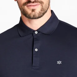 Marco Capelli Supima Liquid Touch Polo - Navy